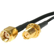 StarTech.com 10ft RP-SMA to SMA Antenna Adapter Cable 10 ft Network Cable - First End: 1 x RP-SMA - Male - Second End: 1 x RP-SMA - Female - Orange - 1 Each