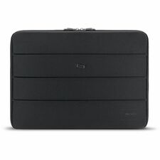 Solo Carrying Case (Sleeve) for 15.6" Notebook - Black Scratch Resistant Interior, Damage Resistant - Synthetic Body - Checkpoint Friendly - 11.3" Height x 16" Width - 1 Pack