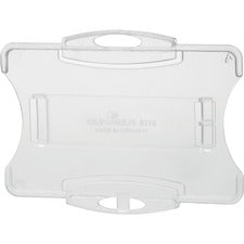 DURABLE 8011/8118 Replacement ID Card Holder Support 3.35" x 2.13" Media - Polystyrene - Clear - 10 / Box