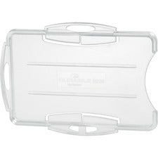 DURABLE 8218/8267 Replacement ID Card Holder Support 3.35" x 2.13" Media - Vertical, Horizontal - Transparent - 10 / Box