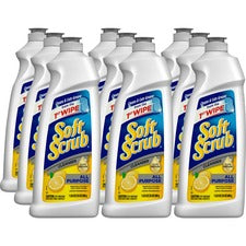 Soft Scrub Total All-purpose Bath/Kitchen Cleanser For Sink, Shower, Bathroom, Kitchen - 24 fl oz (0.8 quart) - Lemon, Fresh Scent - Recommended For: Stain Remover, Soap Scum Remover, Mold Remover, Mildew Remover, Dirt Remover, Grease Remover - Phosphate-
