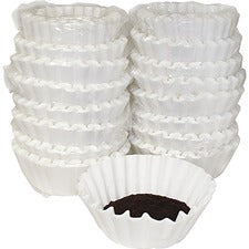 Melitta Basket-style Coffeemaker Coffee Filters Heavyweight, Tear Resistant, Disposable - 800 / Carton - White