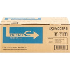 Kyocera TK-5162C Original Laser Toner Cartridge - Cyan - 1 Each 12000 Pages