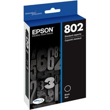 Epson DURABrite Ultra 802 Original Inkjet Ink Cartridge - Black - 1 Each Inkjet - 1 Each