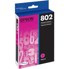 Epson DURABrite Ultra 802 Original Inkjet Ink Cartridge - Magenta - 1 Each Inkjet - 1 Each