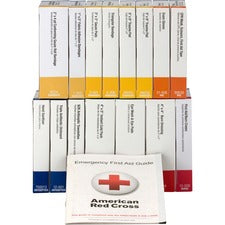 First Aid Only 25-Person Unitized First Aid Refill - ANSI Compliant 84 x Piece(s) For 25 x Individual(s) - 2.3" Height x 8.3" Width x 5.2" Length - Plastic Case - 1 Kit
