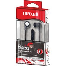 Maxell B-13 199621 Earset Wired - Earbud - Black