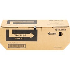 Kyocera TK-3162 Original Laser Toner Cartridge - Black - 1 Each 12500 Pages