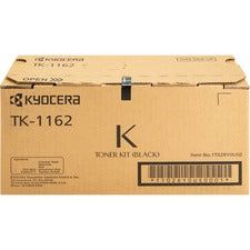 Kyocera TK-1162 Original Laser Toner Cartridge - Black - 1 Each 7200 Pages