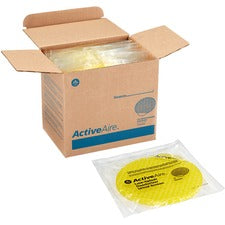 ActiveAire Low-Splash Deodorizer Urinal Screens Deodorizer - 12 / Carton - Yellow
