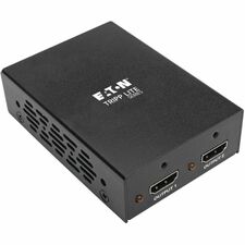 Tripp Lite series B118-002-UHD-2 2-Port 4K 3D HDMI Splitter 3840 Ã— 2160 - 22.97 ft Maximum Operating Distance - 1 x HDMI In - 2 x HDMI Out - Metal - TAA Compliant