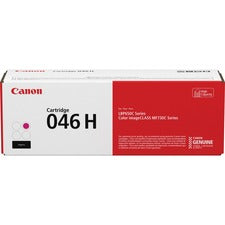 Canon 046H Original High Yield Laser Toner Cartridge - Magenta - 1 Each 5000 Pages