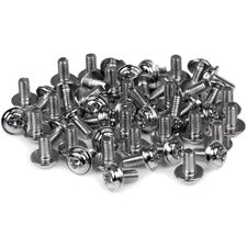StarTech.com PC Mounting Computer Screws M3 x 1/4in Long Standoff - 50 Pack Computer Assembly Screw - 0.20" - Pan, Hex - Philips - Steel - Silver - 50 / Pack - TAA Compliant