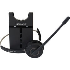 Spracht ZUM Maestro USB Headset Mono - Wireless - DECT 6.0 - 350 ft - 32 Ohm - 300 Hz to 3.40 kHz - Over-the-head - Monaural - Supra-aural - Noise Canceling