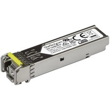 StarTech.com MSA Compliant SFP Transceiver Module - 100BASEBX For Optical Network, Data Networking - 1 x LC Duplex 100Base-BX Network - Optical Fiber - Single-mode - Fast Ethernet - 100Base-BX - Hot-swappable - 1 Each