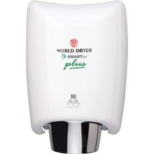 World Dryer SMARTdri Plus Hand Dryer - White Aluminum