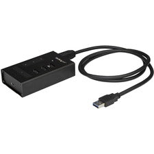 StarTech.com 4-Port USB Hub - Metal - USB-A to 3x USB-A and 1x USB-C - USB 3.0 USB 3.2 Gen 1 - Desktop - 4 USB Port(s) - Mac, PC, Linux, iPadOS, ChromeOS