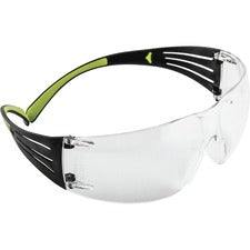 3M SecureFit 400-Series Protective Eyewear Ultraviolet Protection - Black - Clear Lens - Anti-fog, Lightweight, Nose Bridge, Frameless, Adjustable Nose-piece, Comfortable, Adjustable Temple, Self Adjustable Strap - 1 Each