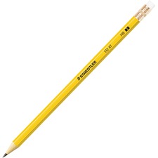 Staedtler No. 2 Woodcased Pencils - FSC 100% 2HB - Yellow Wood Barrel - 1 Dozen