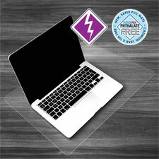 Floortex Desktex&reg; Anti-Static Desk Pad - 19" x 24"" Rectangular - 19" Width x 24" Length x 0.03100" Depth - Clear Backing - Vinyl - Clear - TAA Compliant