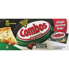 Combos Baked Pretzel Snack Spicy Cheese Pizza - 1 Serving Pack - 1.80 oz - 18 / Box