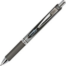 EnerGel EnerGel RTX Liquid Gel Pens 1 mm Bold Pen Point - Refillable - Retractable - Black Ink - Gray Barrel - 1 Each