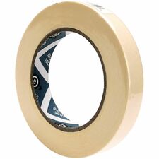 Business Source Utility-purpose Masking Tape 60 yd Length x 0.75" Width - 3" Core - Tan - Crepe Paper Backing - For Bundling, Holding, Sealing, Masking - 6 / Bundle