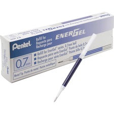 EnerGel Liquid Gel Pen Refill 0.70 mm - Blue Ink - Smudge Proof, Quick-drying Ink, Glob-free, Smooth Writing - 12 / Box