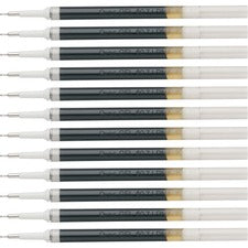 EnerGel Retractable Liquid Pen Refills 0.70 mm , Medium Point - Black Ink - Smudge Proof, Smear Proof, Quick-drying Ink, Glob-free, Smooth Writing - 12 / Box