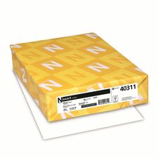 Neenah Index Paper - White 94 Brightness - Letter - 8 1/2" x 11" - 90 lb Basis Weight - Smooth - Durable, Acid-free - White - 250/Pack - 2 / Bundle