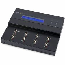 StarTech.com 1:7 Standalone USB Duplicator and Eraser - for USB Flash Drives 1 to 7 Standalone USB Flash Drive Duplicator/Eraser, Cloner/Sanitizer; Supports USB 3.0/2.0 Thumb Drives; Up to 1.5 GB/min System-and-File and Sector-by-Sector Copy; Single and 3
