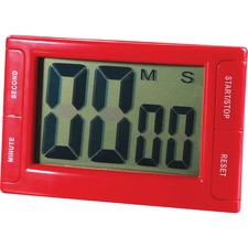 Ashley Big Red Digital Timer Desktop - For Kitchen - Red