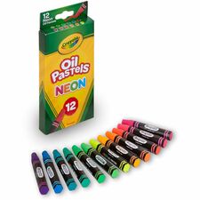 Crayola Oil Pastels Neon - 12 / Set