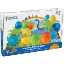 Learning Resources Counting Dino-Sorters Math Activity Set Math Toy - Theme/Subject: Learning - 3 Year & Up - Multi