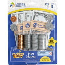 Pretend & Play Play Money 3 Year & Up Age - 150 Pieces - 1 Each - Multi