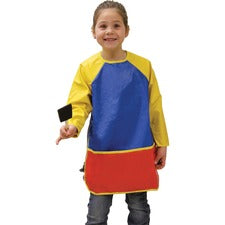 Creativity Street Vinyl Long-Sleeve Art Apron Assorted - Vinyl - 1 Each