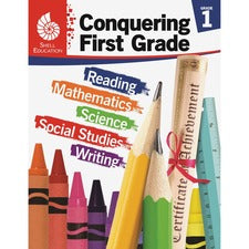 Shell Education Conquering First Grade Printed Book 168 Pages - Book - Grade 1