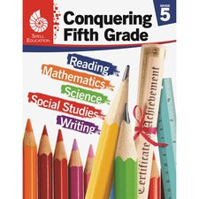 Shell Education Conquering Fifth Grade Printed Book 168 Pages - Book - Grade 5