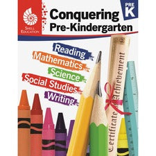Shell Education Conquering Pre-Kindergarten Printed Book 168 Pages - Book - Grade Pre-K