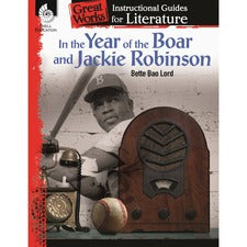 Shell Education Year of Boar & Jackie Robinson Guide Printed Book by Bette Bao Lord 72 Pages - Book - Grade 3-5