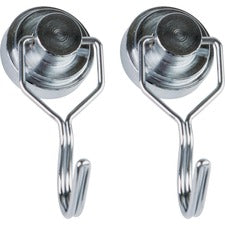 Teacher Created Resources Strong Magnetic Hooks 20 lb (9.07 kg) Capacity - 0.1" Height x 1" Width x 1.5" Length - for Classroom - Magnetic - 2 / Pack