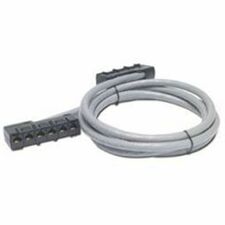 APC by Schneider Electric Cat.5e UTP Network Cable 13 ft Category 5e Network Cable for Network Device - First End: 6 x RJ-45 Network - Female - Second End: 6 x RJ-45 Network - Female - CMR - Gray - 1 Each