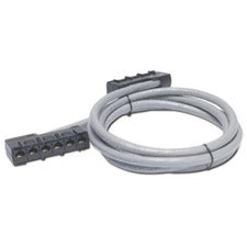 APC by Schneider Electric Cat.5e UTP Network Cable 75 ft Category 5e Network Cable for Network Device - First End: 6 x RJ-45 Network - Female - Second End: 6 x RJ-45 Network - Female - CMR - Gray - 1 Each - TAA Compliant