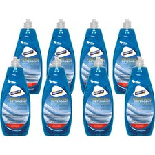 Genuine Joe Premium Dish Detergent For Dish - Concentrate - 38 fl oz (1.2 quart) - Recommended For: Grease Remover - Blue - 8 / Carton
