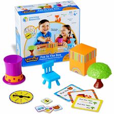 Learning Resources Fox In The Box Word Activity Set Theme/Subject: Learning - Skill Learning: Visual, Tactile Discrimination, Auditory, Fine Motor, Direction, Language Development - 3+ - 1 Each