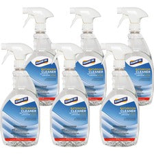 Genuine Joe Peroxide-Powered Bathroom Cleaner Ready-To-Use - 32 fl oz (1 quart) - Recommended For: Soap Scum Remover - Clear - 6 / Carton
