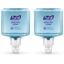 PURELL&reg; ES4 CRT HEALTHY SOAP Naturally Clean Foam Refill Citrus Scent - 1.27 quart - Dirt Remover, Kill Germs - Skin - Blue - Bio-based, Preservative-free, Paraben-free, Phthalate-free, Dye-free, Antibacterial-free, Quick Rinse - 2 / Carton