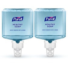 PURELL&reg; ES8 HEALTHY SOAP&trade; Fresh Scent Foam Fresh Scent - 1.27 quart - Dirt Remover, Kill Germs - Hand, Skin - Moisturizing - Blue - Dye-free, Pleasant Scent, Bio-based, Phthalate-free, Paraben-free, Triclosan-free - 2 / Carton