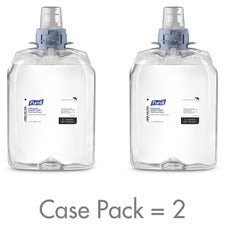 PURELL&reg; FMX-20 HEALTHY SOAP Fresh Scent Foam Fresh Scent - 2.11 quart - Dirt Remover, Kill Germs - Hand, Skin - Moisturizing - Clear - Dye-free, Pleasant Scent, Bio-based, Phthalate-free, Paraben-free, Triclosan-free - 2 / Carton
