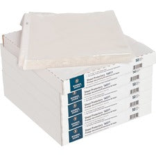 Business Source Sheet Protectors For Letter 8 1/2" x 11" Sheet - 3 x Holes - Ring Binder - Top Loading - Rectangular - Clear - Polypropylene - 50/Box - 5 / Carton